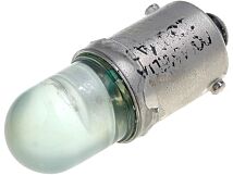 Żarówka bagnetowa LED BA9S 230V AC 350mcd zielona