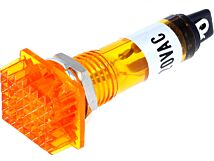 Kontrolka miniaturowa żółta FLUO 230V