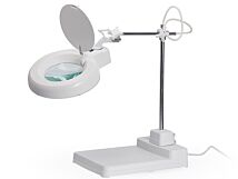 Lupa podświetlana 3 dioptrie fi 125mm z podstawą Lupa podświetlana 3 dioptrie fi 125mm z podstawą