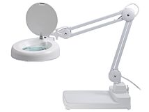 Lupa podświetlana 8 dioptrii fi 127mm z podstawą Lupa podświetlana 8 dioptrii fi 127mm z podstawą