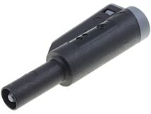 Wtyk bananowy 4mm skręcany 36A czarny