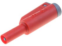 Wtyk bananowy 4mm skręcany 36A czerwony Wtyk bananowy 4mm skręcany 36A czerwony