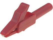 Krokodylek 4mm 15A czerwony