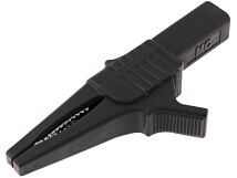 Krokodylek 4mm 32A czarny