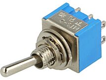 Przełącznik dźwigniowy 2-pozycyjny DPDT ON-ON 3A/250VAC 20mOhm Przełącznik dźwigniowy 2-pozycyjny DPDT ON-ON 3A/250VAC 20mOhm
