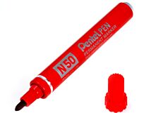 Marker do druku Pentel N50 czerwony 1,5mm