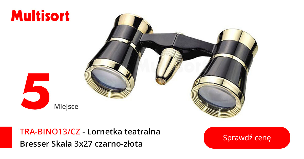 TRA-BINO13/CZ - Lornetka teatralna Bresser Skala 3x25 czarno-złota